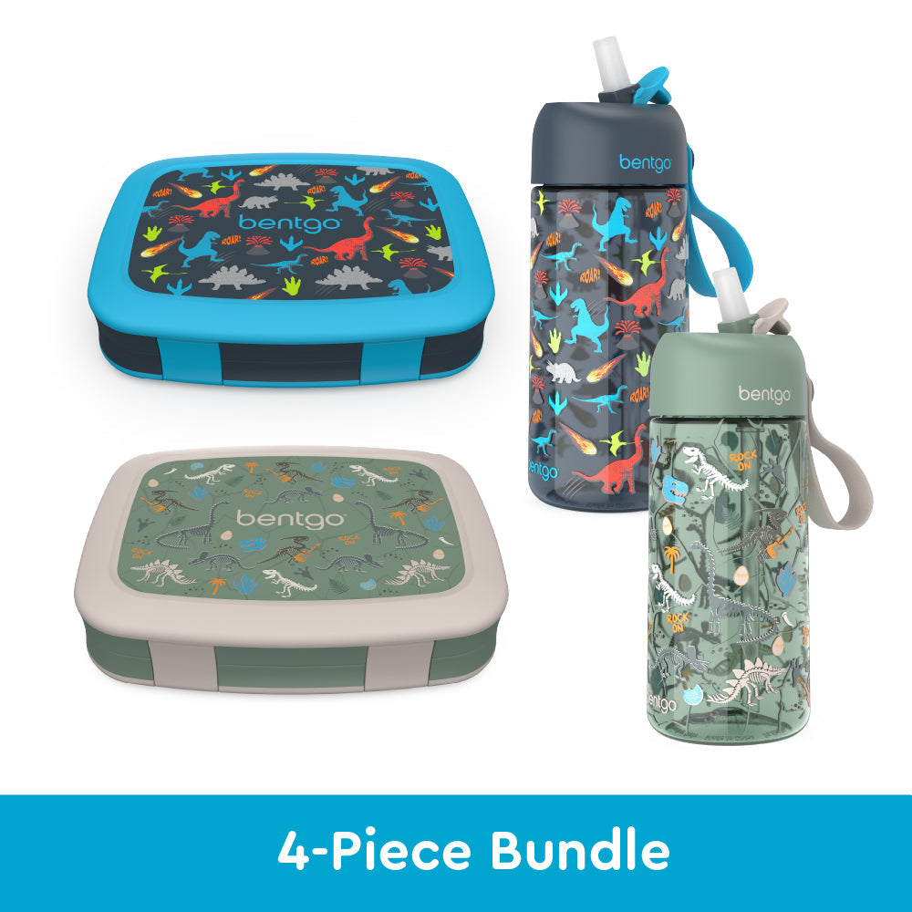 bentgo-kids-prints-lunch-boxes-and-water-bottles-o3 bentgo-lunch-box-bottle-bundle-dinsoaur-fossils-1.jpg